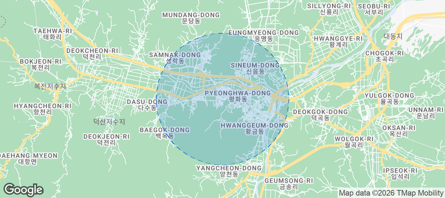 Gimcheon-si Airbnb map